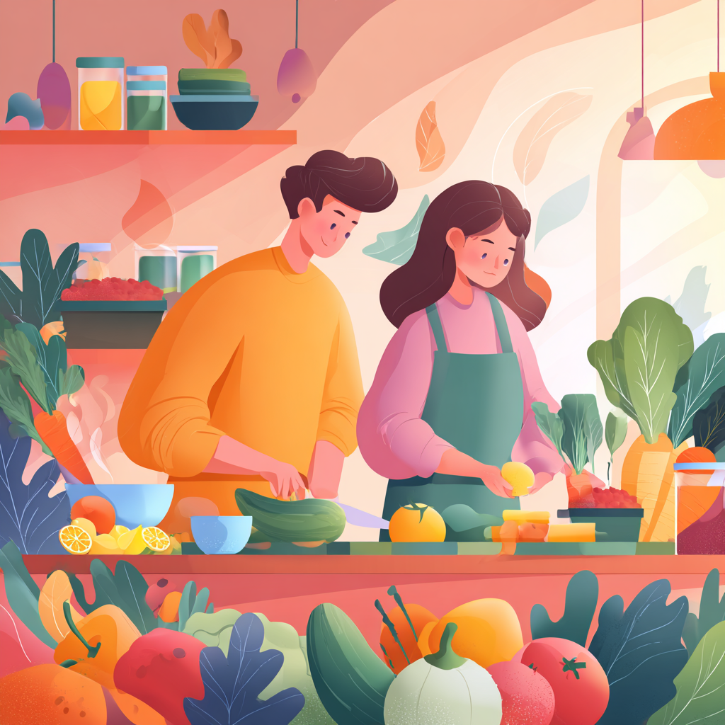 Здорові овочі та фрукти